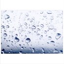 Regen 70x50cm Glasbilder Glasbild Echtglas Wandbild Deko