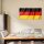 Flagge Deutschlands Echtglas Glasbilder Glasbild Echtglas Wandbild 120x60 xxl