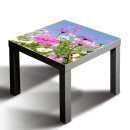 Glasplatte für IKEA LACK Tisch Glasbild 55x55 Blume...