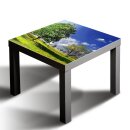 Glasplatte für IKEA LACK Tisch Glasbild 55x55 Baum...