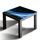 Glasplatte für IKEA LACK Tisch Glasbild 55x55 Vektor Abstrakt Blau