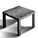 Glasplatte für IKEA LACK Tisch Glasbild 55x55 Stein Textur Grau