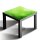 Glasplatte für IKEA LACK Tisch Glasbild 55x55 Hintergrund Textur Grün