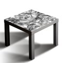 Glasplatte für IKEA LACK Tisch Glasbild 55x55 Stoff...