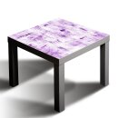 Glasplatte für IKEA LACK Tisch Glasbild 55x55 Hintergrund Textur Violett