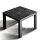 Glasplatte für IKEA LACK Tisch Glasbild 55x55 Ziegelstein Textur Schwarz