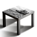Glasplatte für IKEA LACK Tisch Glasbild 55x55 Strand...
