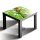 Glasplatte für IKEA LACK Tisch Glasbild 55x55 Blatt Natur Grün