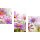 Wandbilder Glas 3 Teilig Acryl Bild Acrylglasbilder Wanddeko Blume Pink 90x60 cm